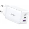 Зарядное устройство UGREEN 1xUSB + 2xUSB-C 65W GaN CD244 white (15334) изображение 2
