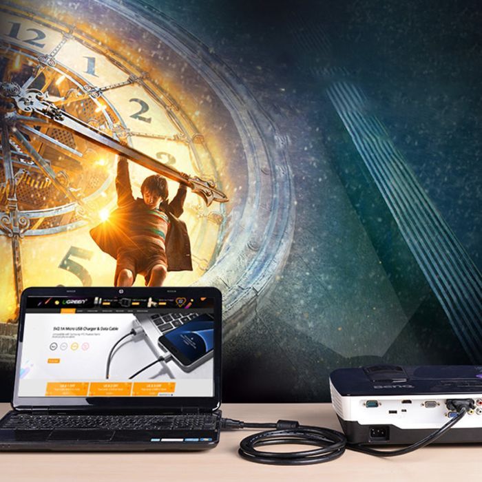 Кабель мультимедийный DVI M to DVI M 3.0m 24+1pin DV101 black Ugreen (11607) изображение 6