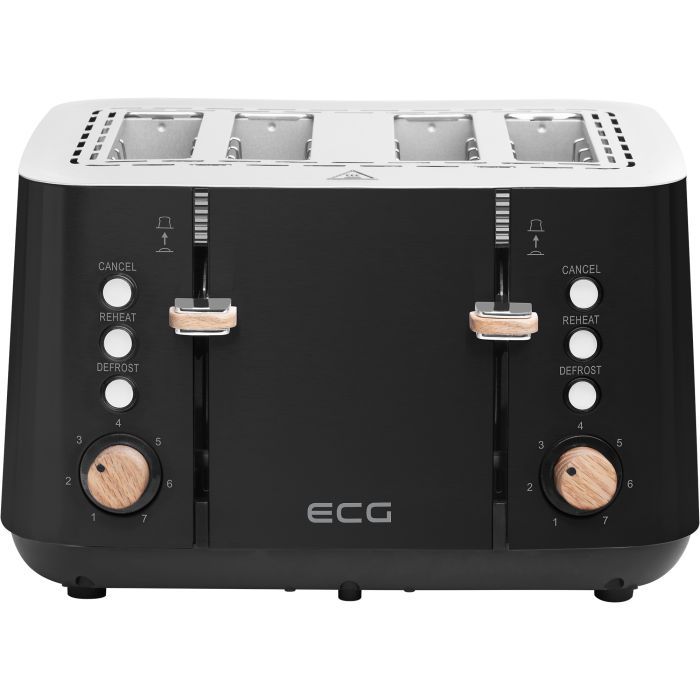 Тостер ECG ST 4768 Timber Black изображение 2
