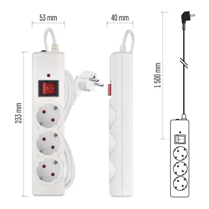 Сетевой удлинитель EMOS P54213 изображение 12