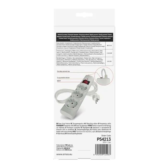 Сетевой удлинитель EMOS P54213 изображение 4