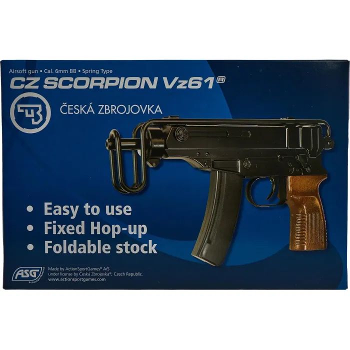 Страйкбольний пістолет ASG CZ Scorpion Vz61 (14762) зображення 10