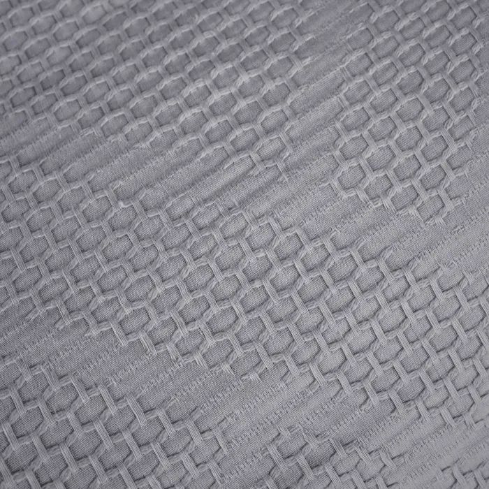 Постельное белье MirSon №20-02 Waffle Gray 172х210 двуспальный (2200011032863) изображение 6