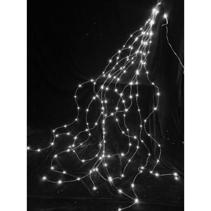 Гирлянда Chomik Оберемок струн 200 LED 10х2 м, холодний білий, IP44, від мережі (5900779901797) изображение 2