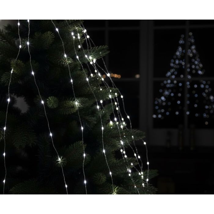 Гирлянда Chomik Оберемок струн 200 LED 10х2 м, холодний білий, IP44, від мережі (5900779901797) изображение 3