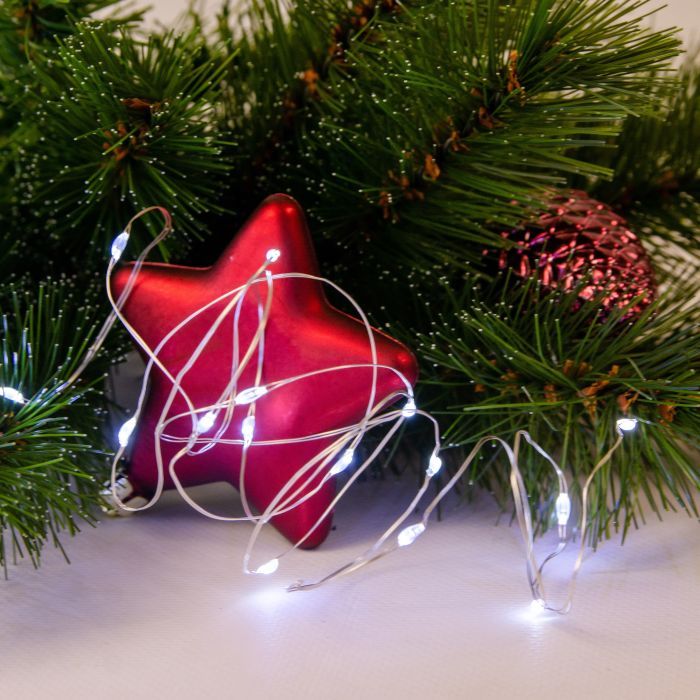 Гирлянда Chomik Оберемок струн 200 LED 10х2 м, холодний білий, IP44, від мережі (5900779901797) изображение 4