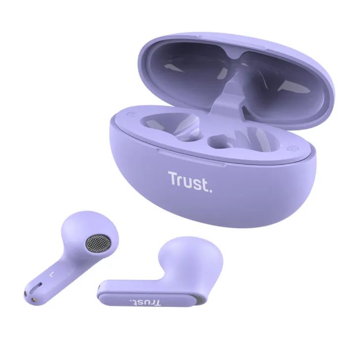 Наушники Trust Yavi Earphones Wireless Purple (25299) изображение 4