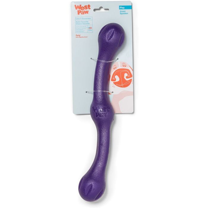 Игрушка для собак West Paw Zwig Large Eggplant 35 см (0747473759645) изображение 2