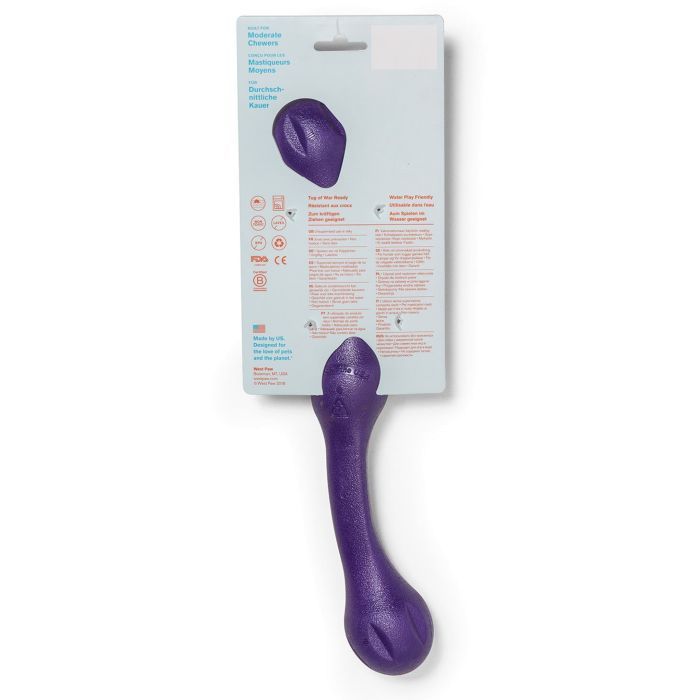 Игрушка для собак West Paw Zwig Large Eggplant 35 см (0747473759645) изображение 3