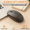 Мышка Meetion BTM100 Wireless/Bluetooth/USB Black (MT-BTM100-A) изображение 4