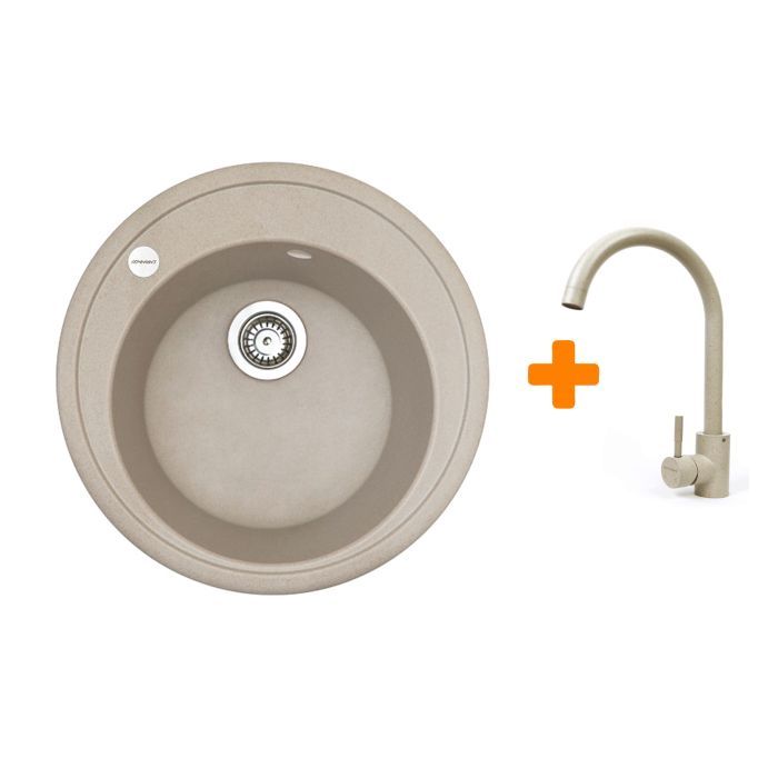 Мийка кухонна Adamant Sun Avena + змішувач (4824296910106)