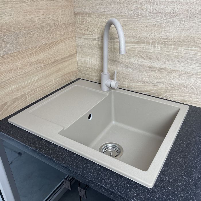 Мийка кухонна Adamant Minimal Сахара + змішувач + дозатор (1824296902302) зображення 2