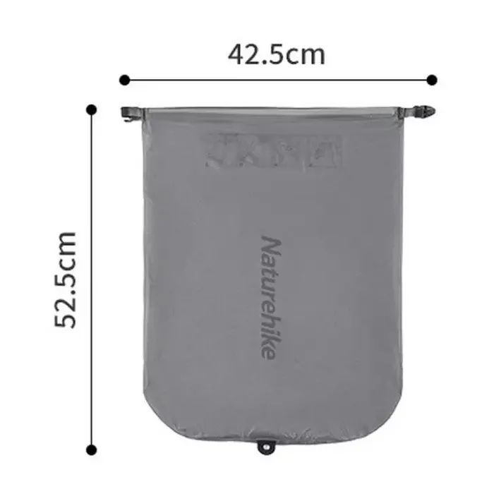 Матрац надувний Naturehike CNH22DZ018, 183х58х7 см, сірий, із мішком для надування (6975641888482) зображення 3