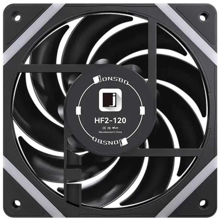 Кулер для корпуса JONSBO HF2-120B ARGB Black изображение 7