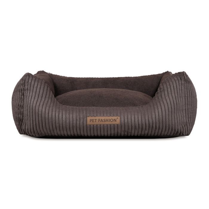 Лежак для животных Pet Fashion DEVID 62х50х19 см темно-серый (4823082444519) изображение 2