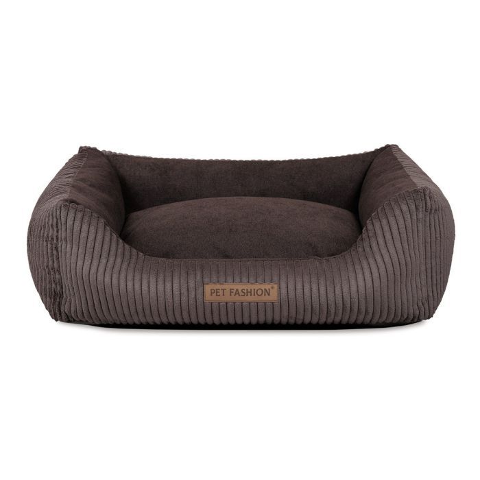 Лежак для животных Pet Fashion DEVID 62х50х19 см темно-серый (4823082444519) изображение 3