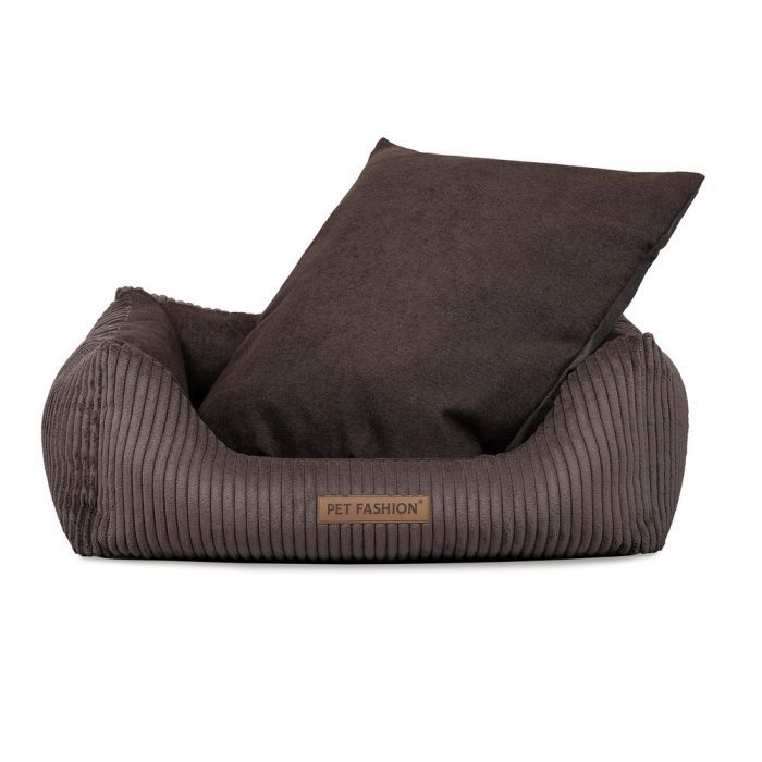 Лежак для животных Pet Fashion DEVID 62х50х19 см темно-серый (4823082444519) изображение 5