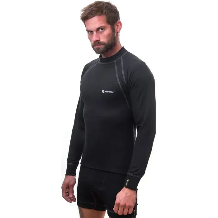 Термокофта Sensor Double Face LS 24000003 чорна XXL (SM11DF-black-XXL)