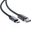 Дата кабель USB 2.0 AM to USB-C 1.2m 60W black Acefast (6974316284482) изображение 3