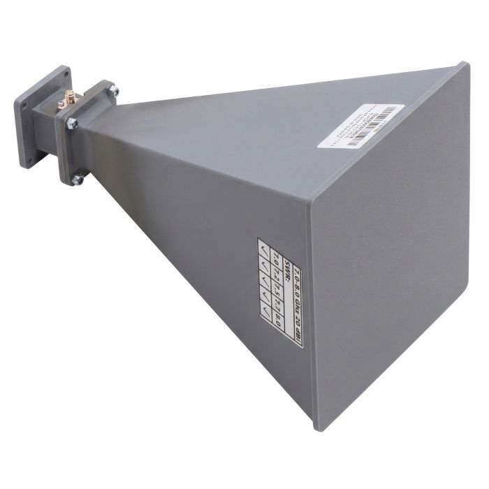 Антена для дрона RavLink Рупор 7.0-8.0 GHz 20 dBi SMA RHCP (RUPOR 7.0-8.0 20DBI) зображення 2