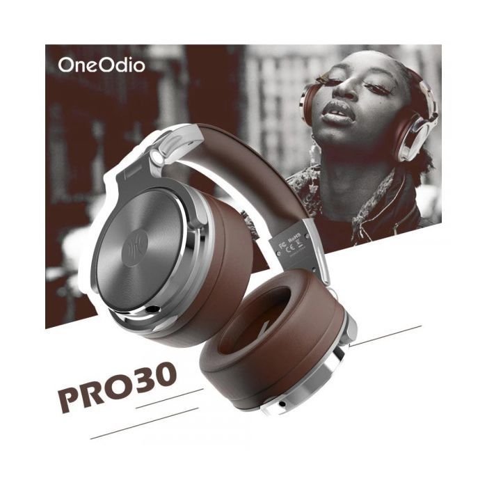 Наушники OneOdio Pro 30 3,5мм/6,35мм Silver (Pro 30 Silver) изображение 5