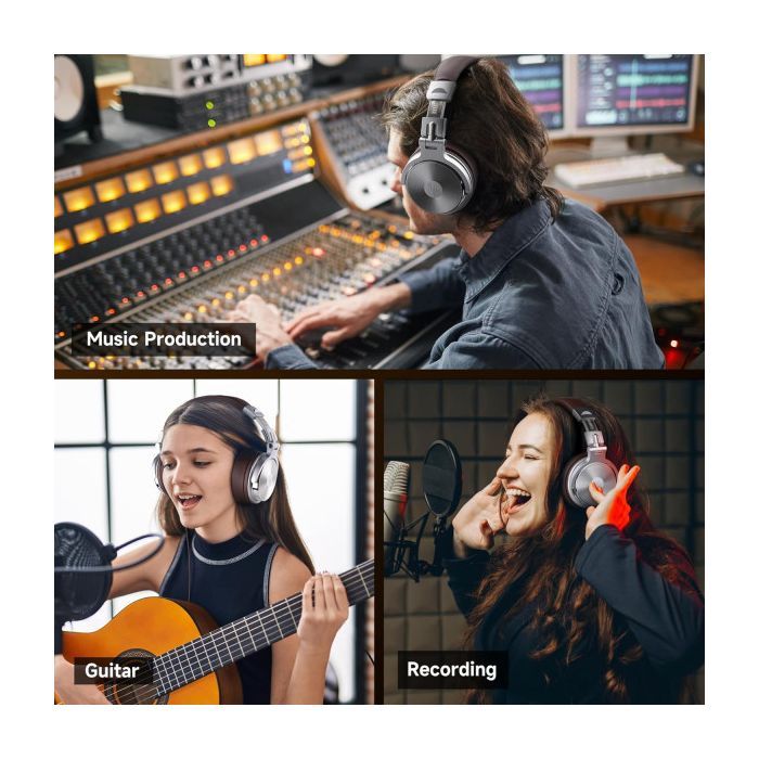 Наушники OneOdio Pro 30 3,5мм/6,35мм Silver (Pro 30 Silver) изображение 8