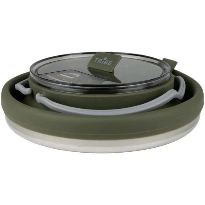 Чайник туристичний Tribe Collapsible Kettle 1,5 л силіконовий olive (T-FF-0026-olive) зображення 3