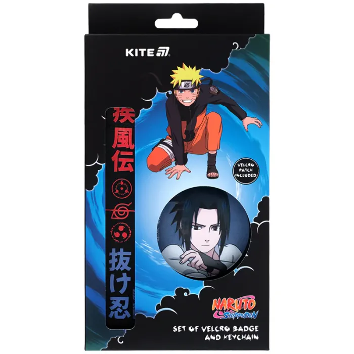 Бейдж Kite набор на липучке и подвеска Naruto Shippuden (NR25-3010)