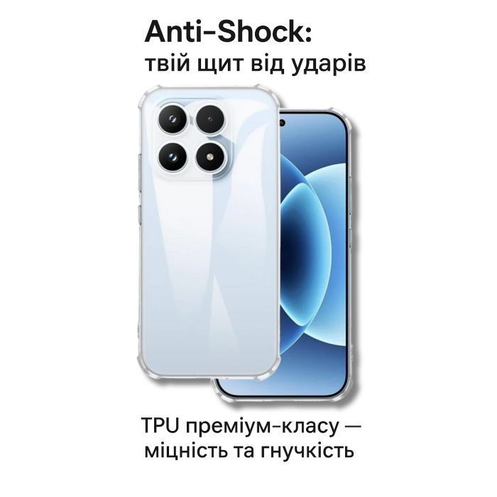 Чохол до мобільного телефона BeCover Anti-Shock Xiaomi 17 Clear (714955) зображення 6