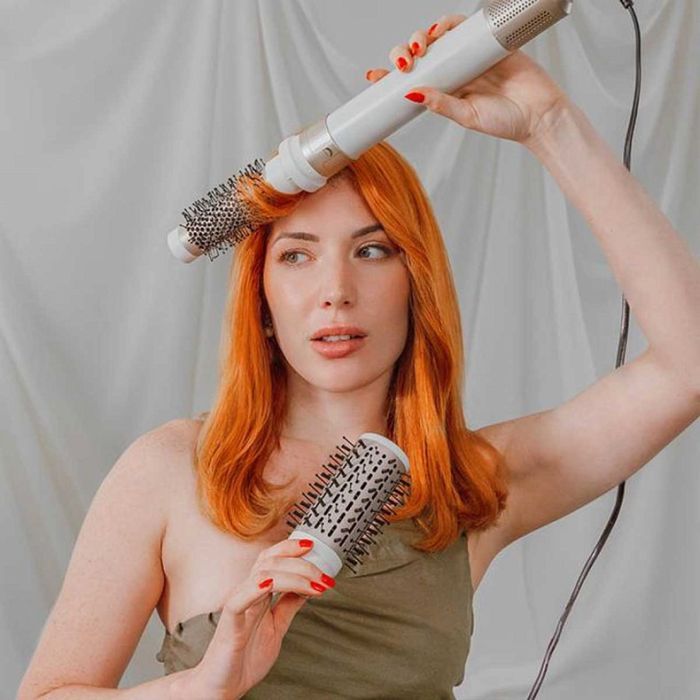 Стайлер Cecotec Bamba CeramicCare 10in1 AirGlam Champagne (CCTC-00246) изображение 6