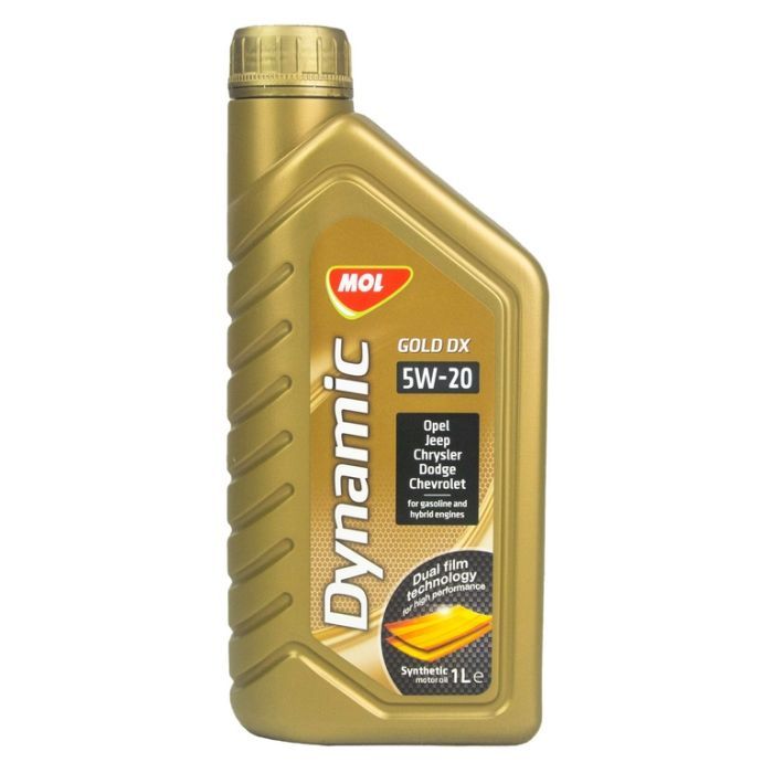 Моторное масло MOL Dynamic Gold DX 5W-20 API SP 1л (13302486)