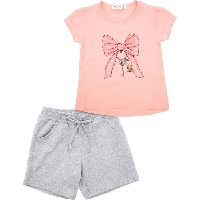 Набор детской одежды Breeze с бантиком (20998-110G-peach)