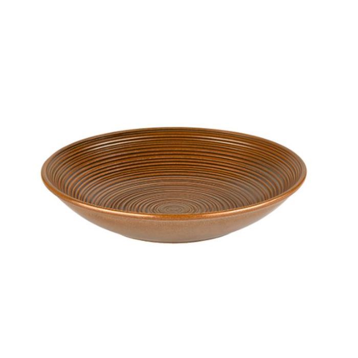 Тарелка By Bone серія "Helix Kaldi" глибока 25 см 1300 мл (HL-KD-FL-25-CK)