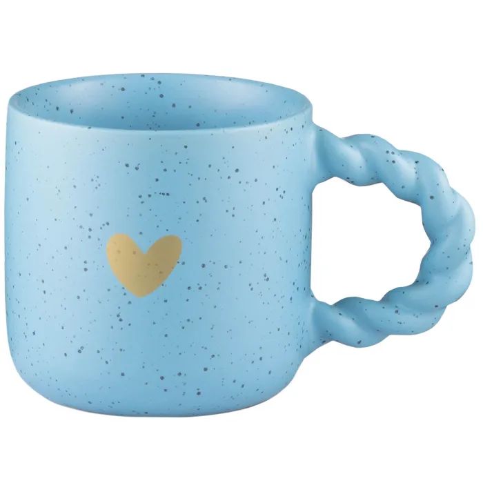 Чашка Ardesto My heart, 300мл, кераміка, блакитний (AR3082D)