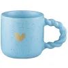 Чашка Ardesto My heart, 300мл, кераміка, блакитний (AR3082D)