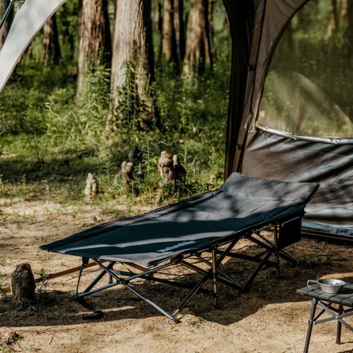 Розкладачка Naturehike CNK2300WS010, поліестер Oxford, чорна (6976507665209) зображення 5