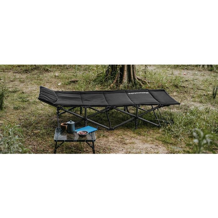 Розкладачка Naturehike CNK2300WS010, поліестер Oxford, чорна (6976507665209) зображення 7