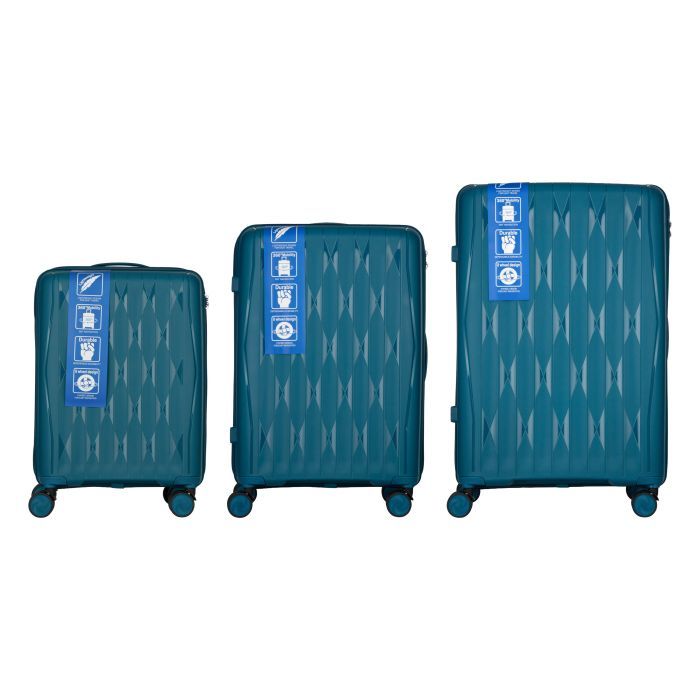 Набір валіз 2E M7979 (L+M+S) темно-сірий (2E-PP-M7979-SET3-DG) зображення 2