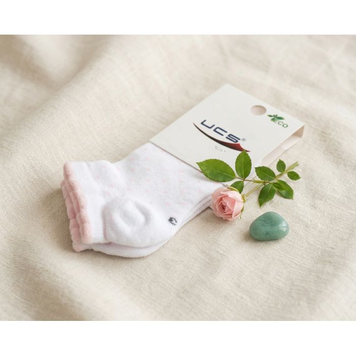 Носки детские UCS Socks в точечку (M0C0201-0072-3G-peach) изображение 4