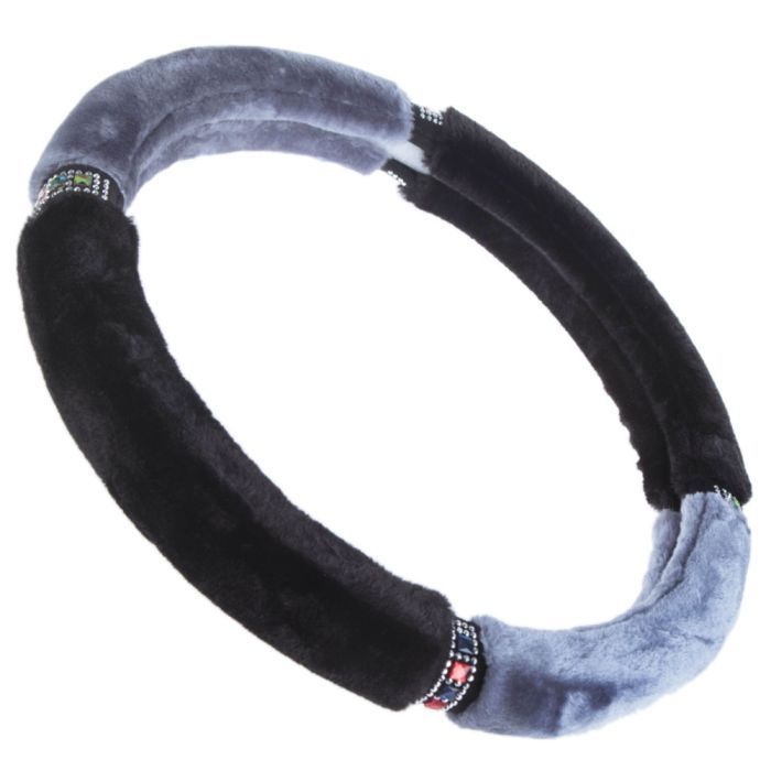 Чохол на руль VITOL M чорн. (VLOD-F93 BK/GY M)