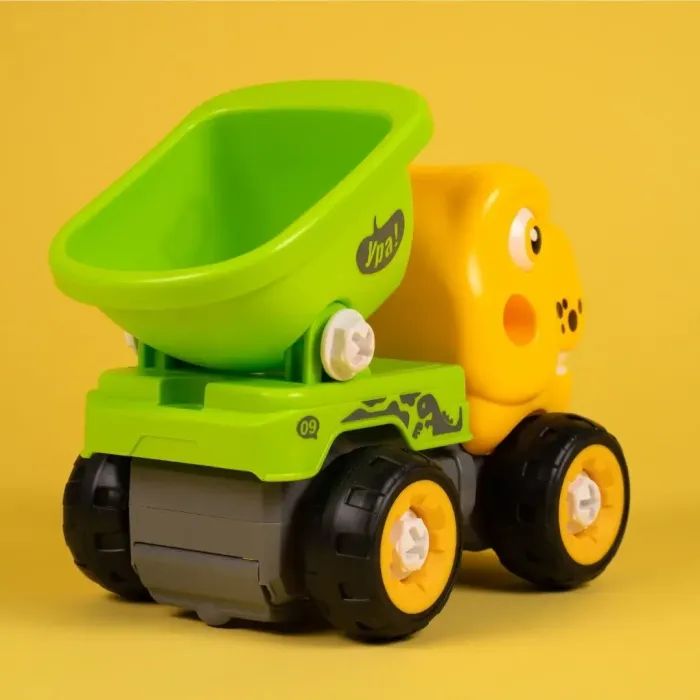 Конструктор Otamanko Машинка-конструктор Тиранозавр самосвал Желтый/зеленый (OTA-123TR) изображение 5