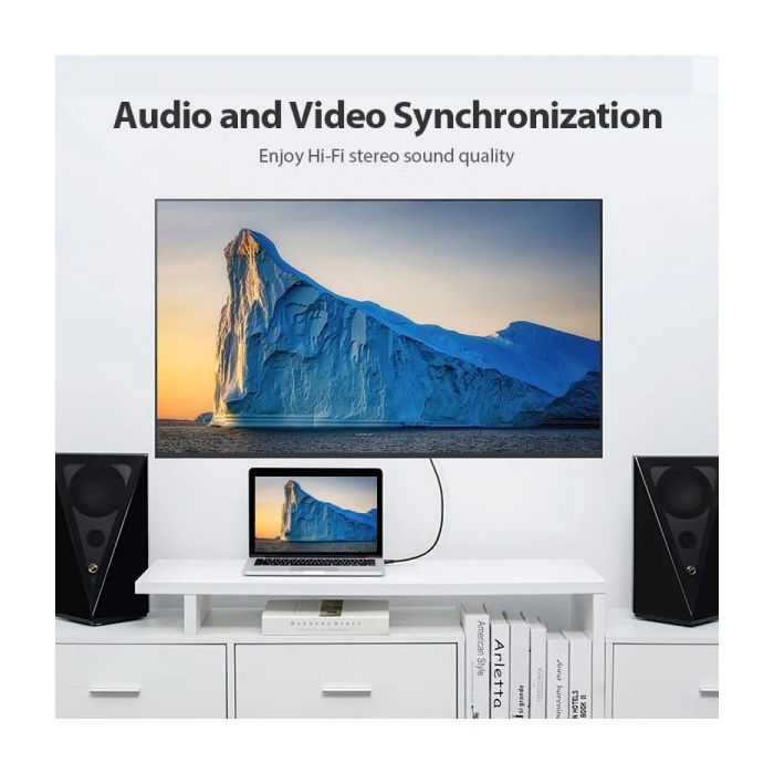 Кабель мультимедійний HDMI M to HDMI M 2.0m V2.0 4K60Hz PVC Vention (AAIBH) зображення 8