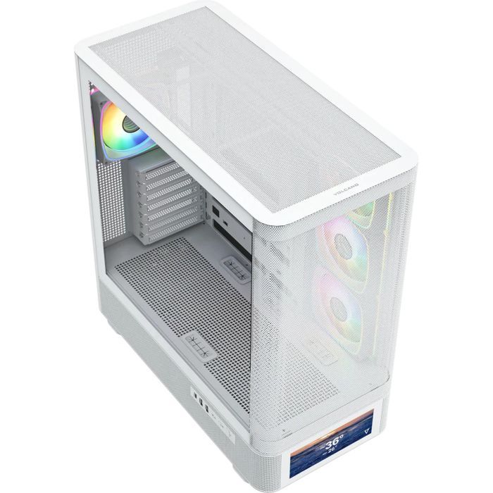 Корпус для ПК Modecom VOLCANO AQ500 ARGB LCD 6,2 (MC-A-AQ500-4FA-W) изображение 5