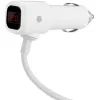 Зарядное устройство HOCO 2xUSB 10.5W + 3x car socket silver (6957531050896) изображение 2