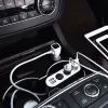 Зарядное устройство HOCO 2xUSB 10.5W + 3x car socket silver (6957531050896) изображение 5