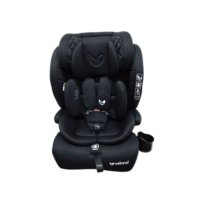 Автокресло Velano Flexo i-Size 76150 см, ISOFIX + Top Tether/ремінь, black (48413)