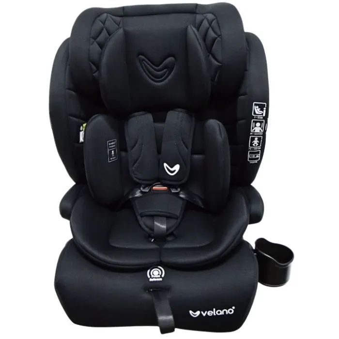 Автокресло Velano Flexo i-Size 76150 см, ISOFIX + Top Tether/ремінь, black (48413)