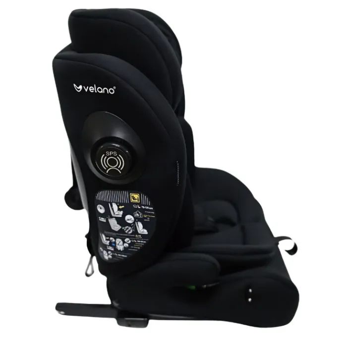 Автокресло Velano Flexo i-Size 76150 см, ISOFIX + Top Tether/ремінь, black (48413) изображение 4