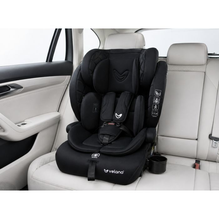 Автокресло Velano Flexo i-Size 76150 см, ISOFIX + Top Tether/ремінь, black (48413) изображение 5