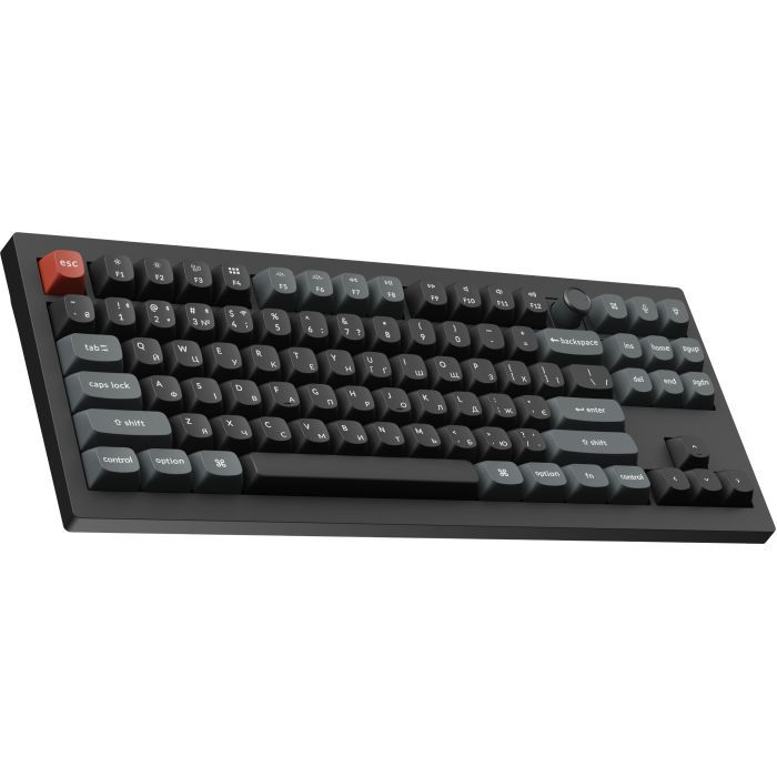 Клавіатура Keychron V3 Ultra Keychron Red Switch RGB UA Black (V3U-D1-UA) зображення 3